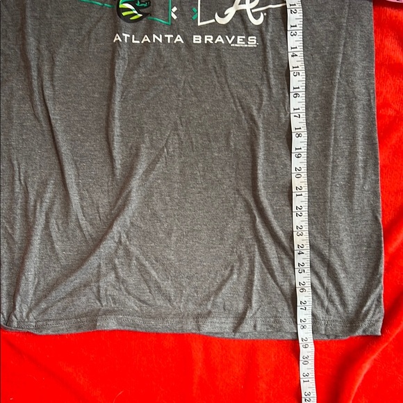 Augusta GreenJackets Gray T-Shirt ATL BRAVES - Picture 7 of 7